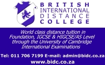 British International Distance College